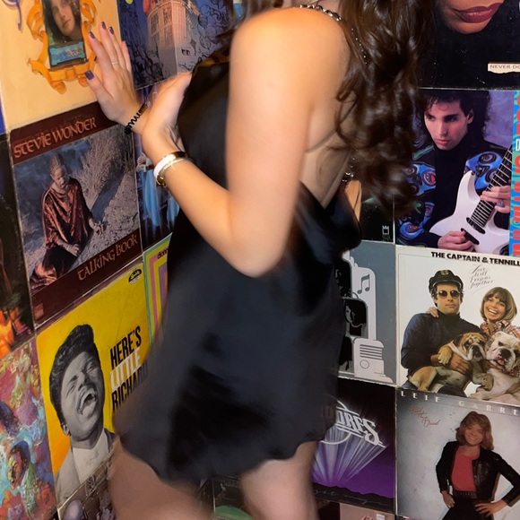 ZARA SATIN MINI DRESS - Picture 5 of 6